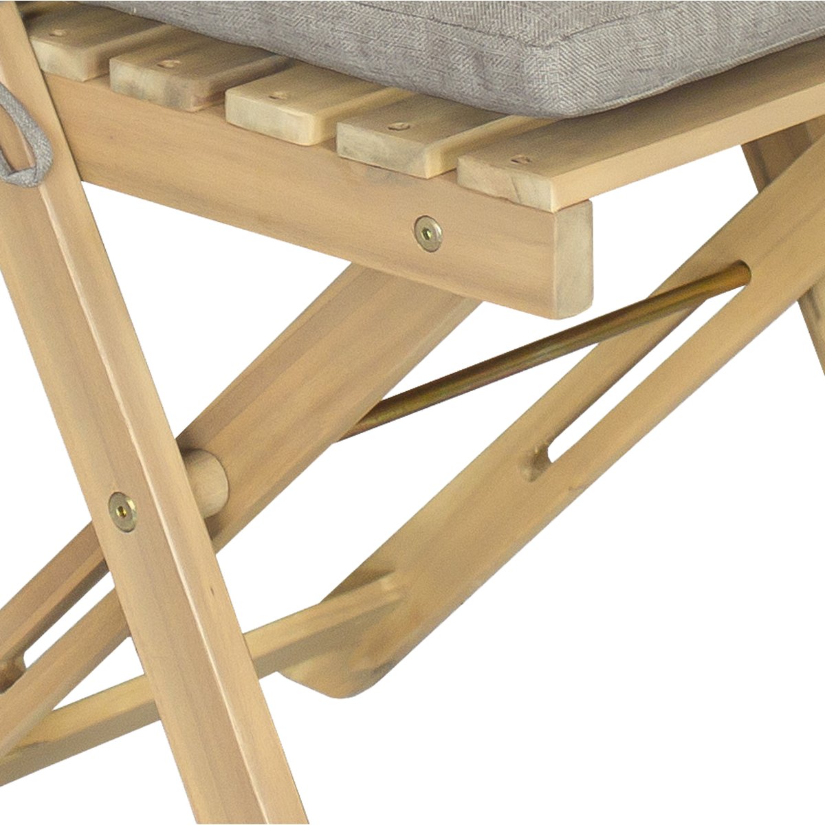 Ensemble table et chaises 2pl. acacia BENAGIL, BENAGIL beige, bois, HAPPY GARDEN