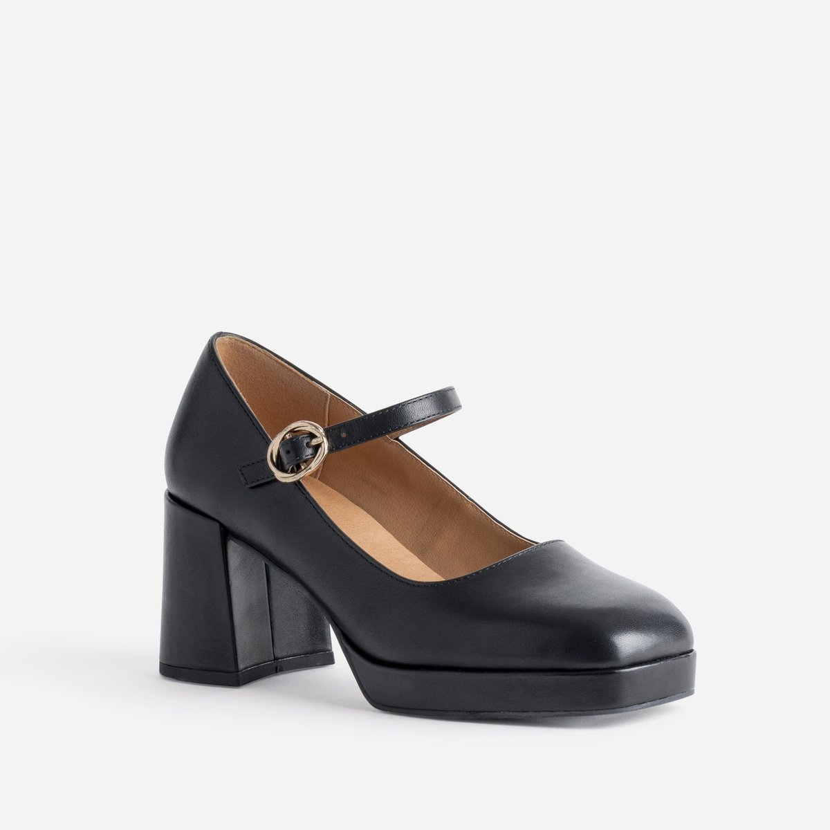 Escarpin en cuir URSULA noir, ERAM