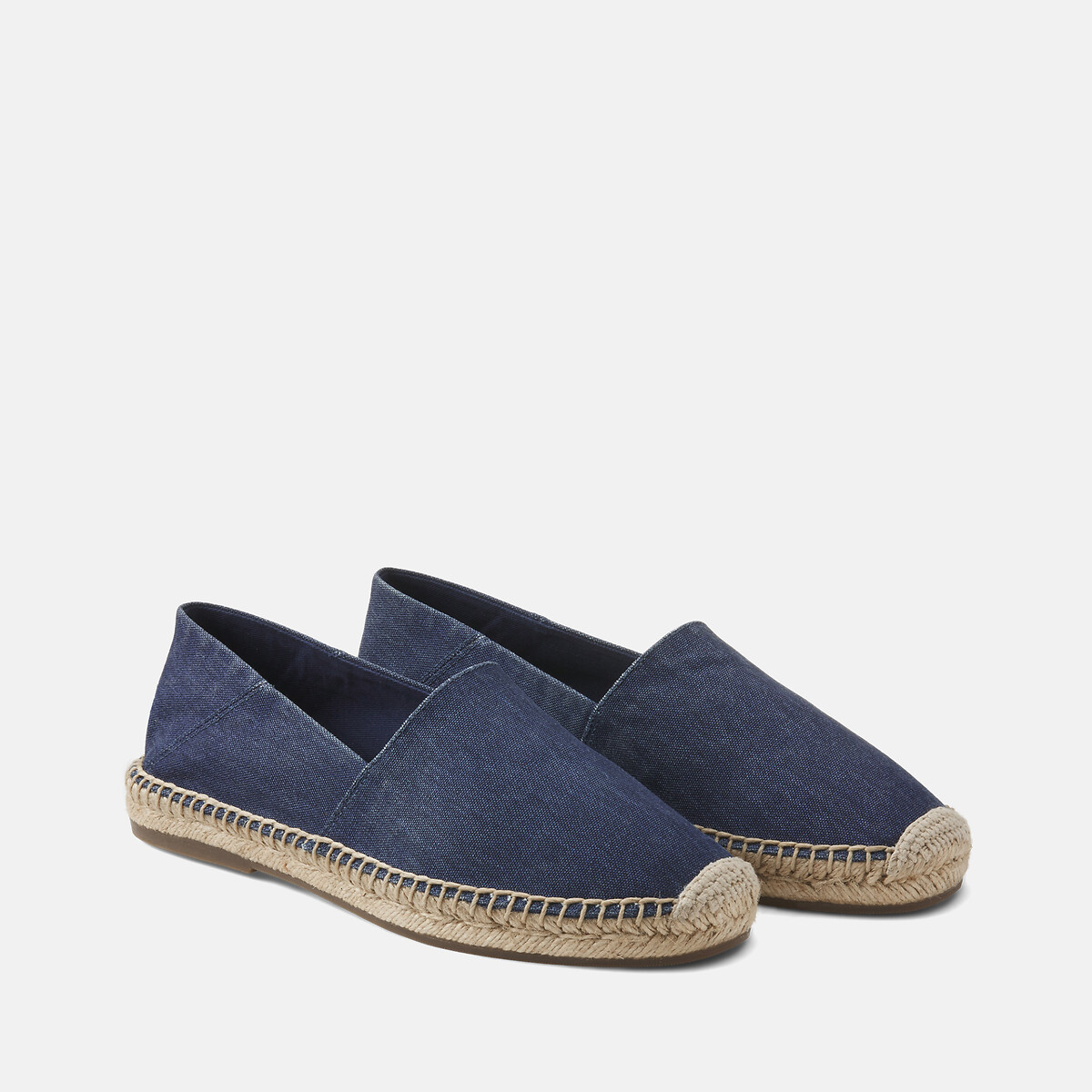 Espadrilles en coton bleu marine, POLO RALPH LAUREN