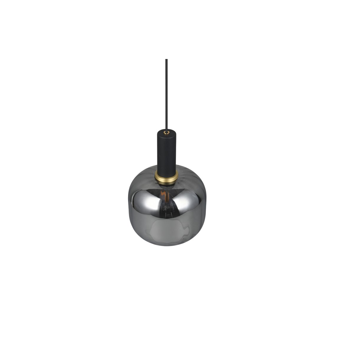 Suspension en verre design, D.20 , DIVA gris, TRIO