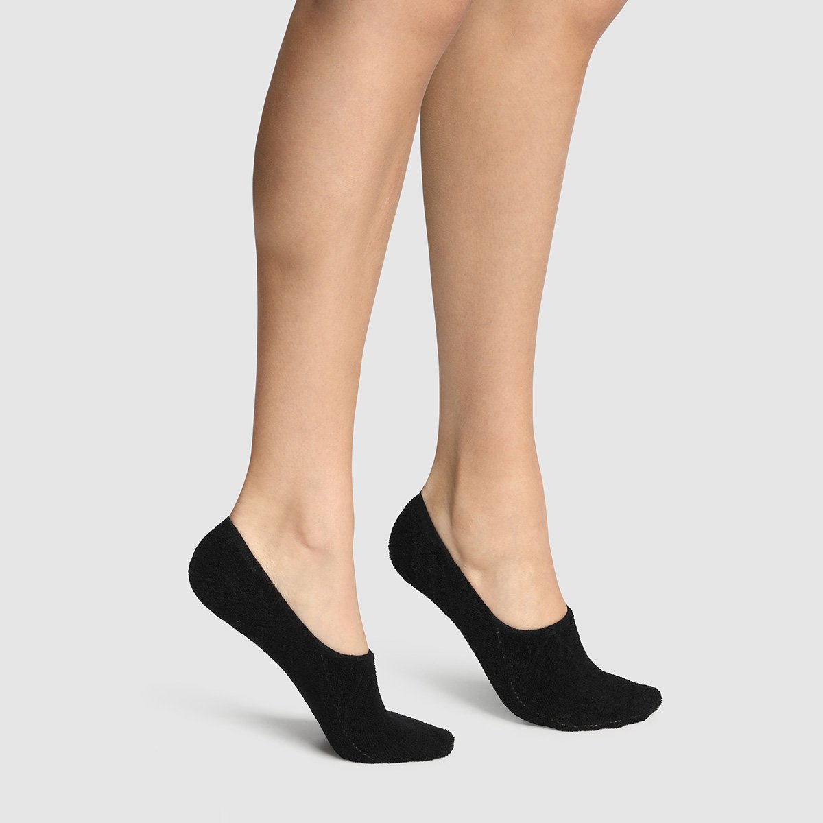 Protège-pieds Invisifit Thermo noir, DIM