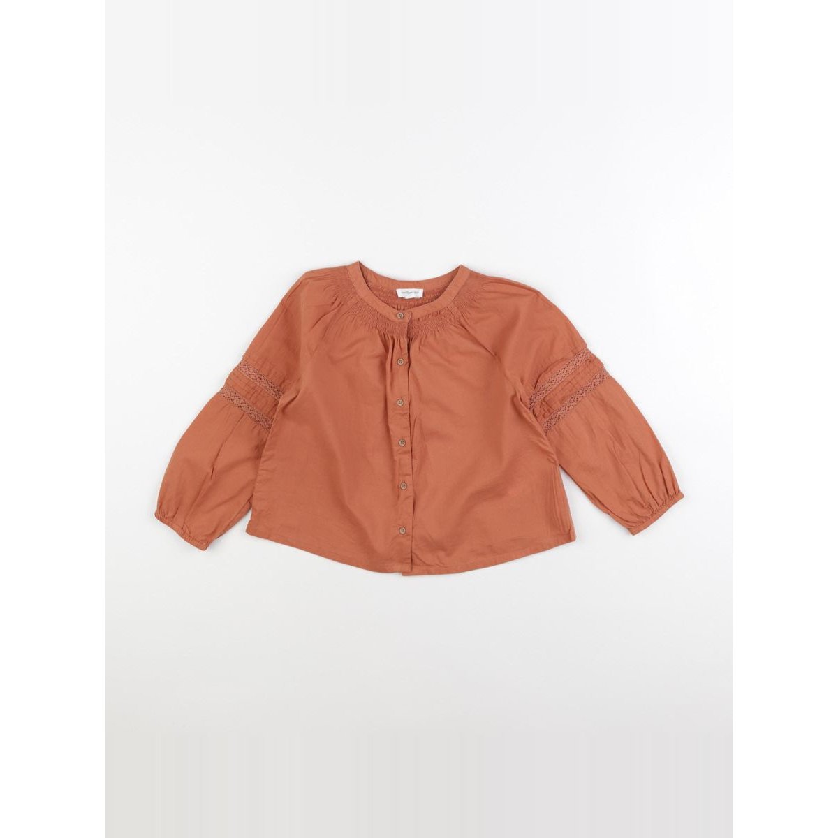 Blouse - Très bon état orange, VERTBAUDET