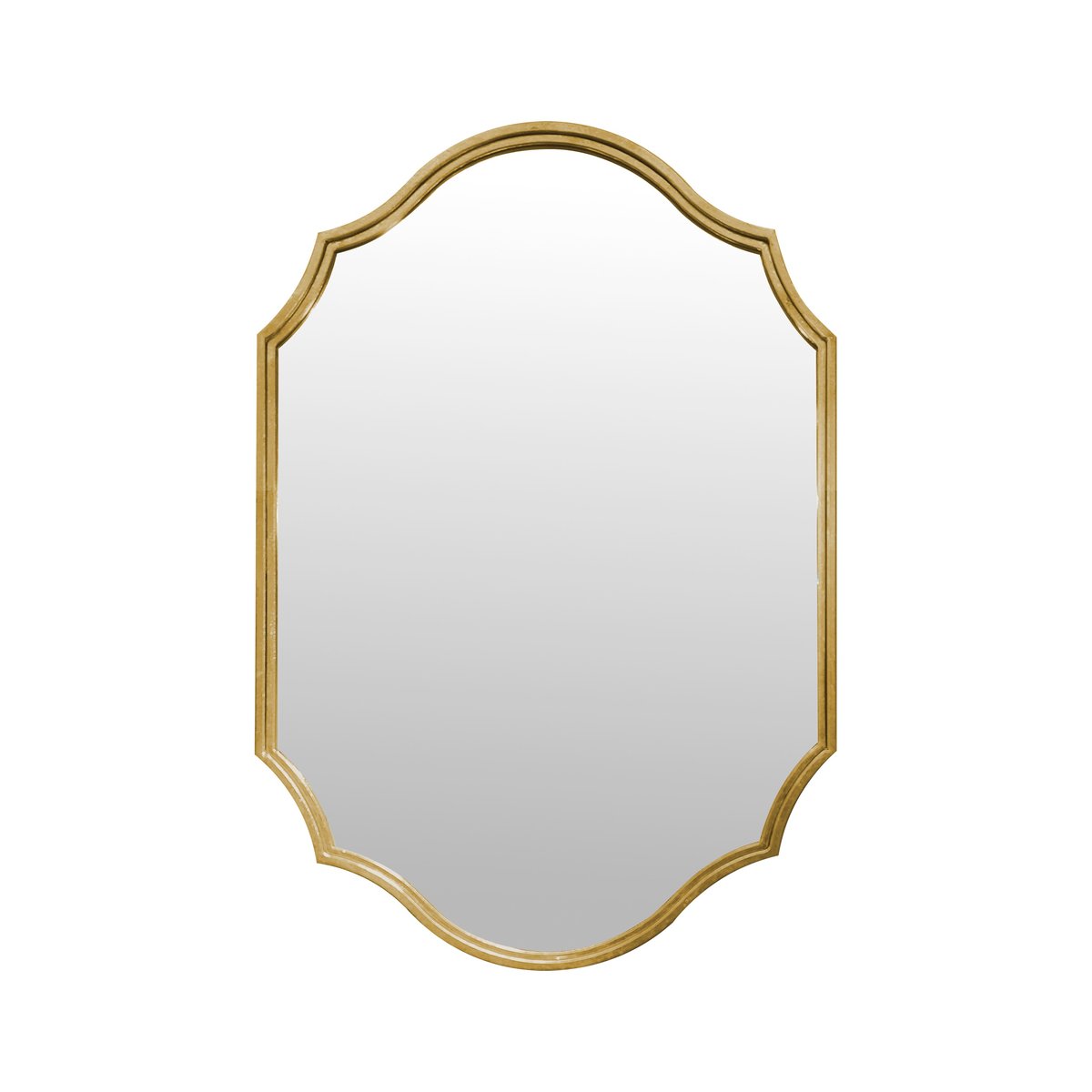 Miroir métal 60x90cm or, EMDE