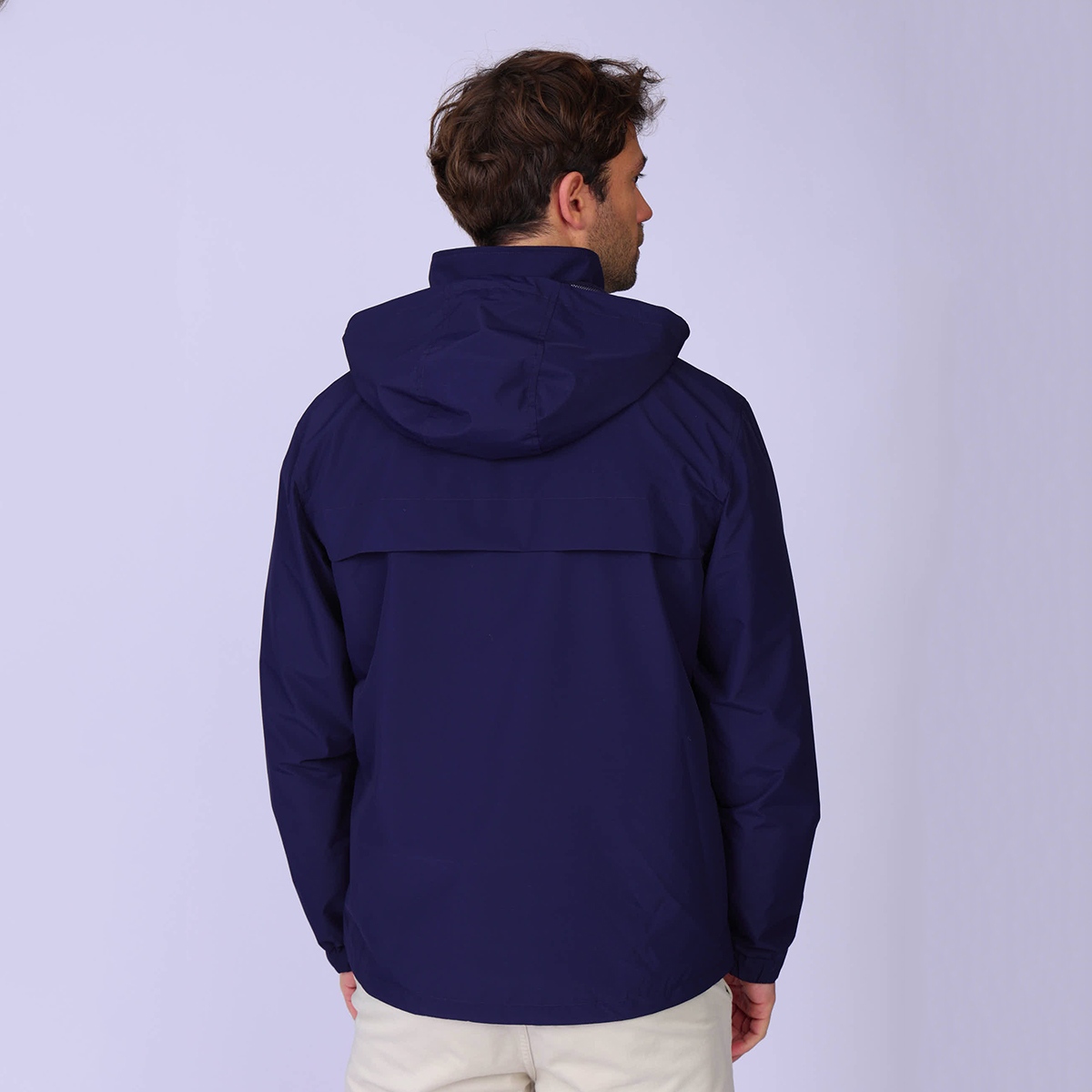 Blouson coupe-vent Gilles bleu marine, MISE AU GREEN