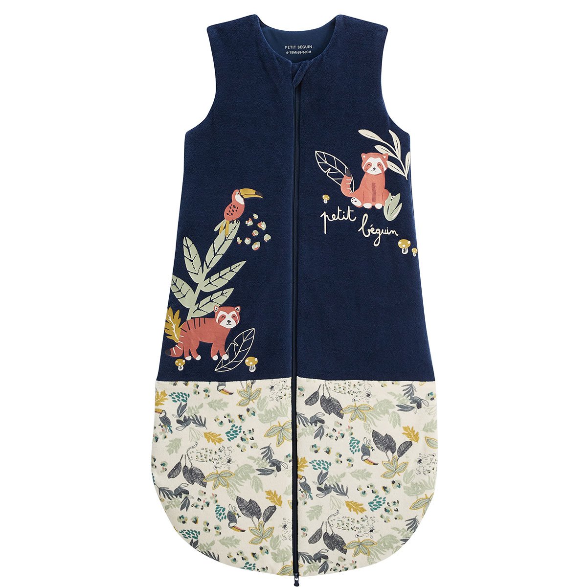 Gigoteuse TOG2 en velours Boavista bleu, PETIT BEGUIN