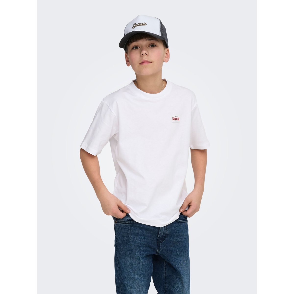 T-Shirt bright white, ONLY & SONS JUNIOR