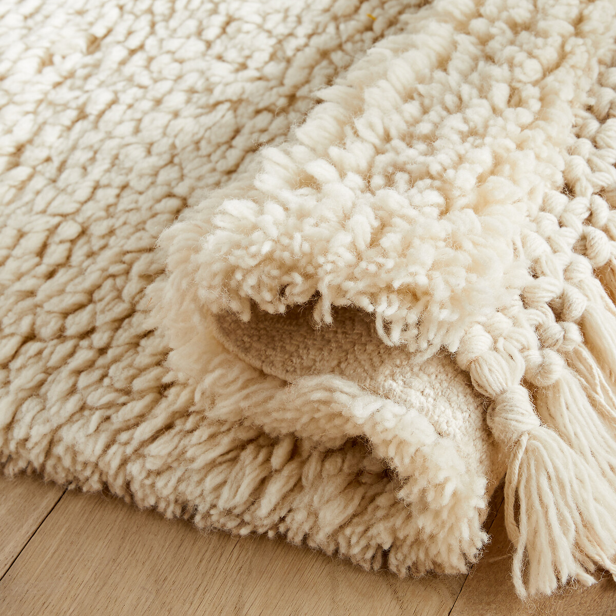 Tapis style berbère en laine, Nyborg ecru/gris éléphant, AM.PM