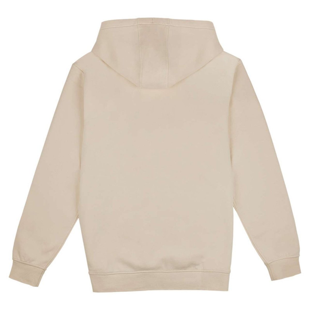 Sweat à capuche en coton mélangé ecru uni coupe droite col à capuche écru, TEDDY SMITH
