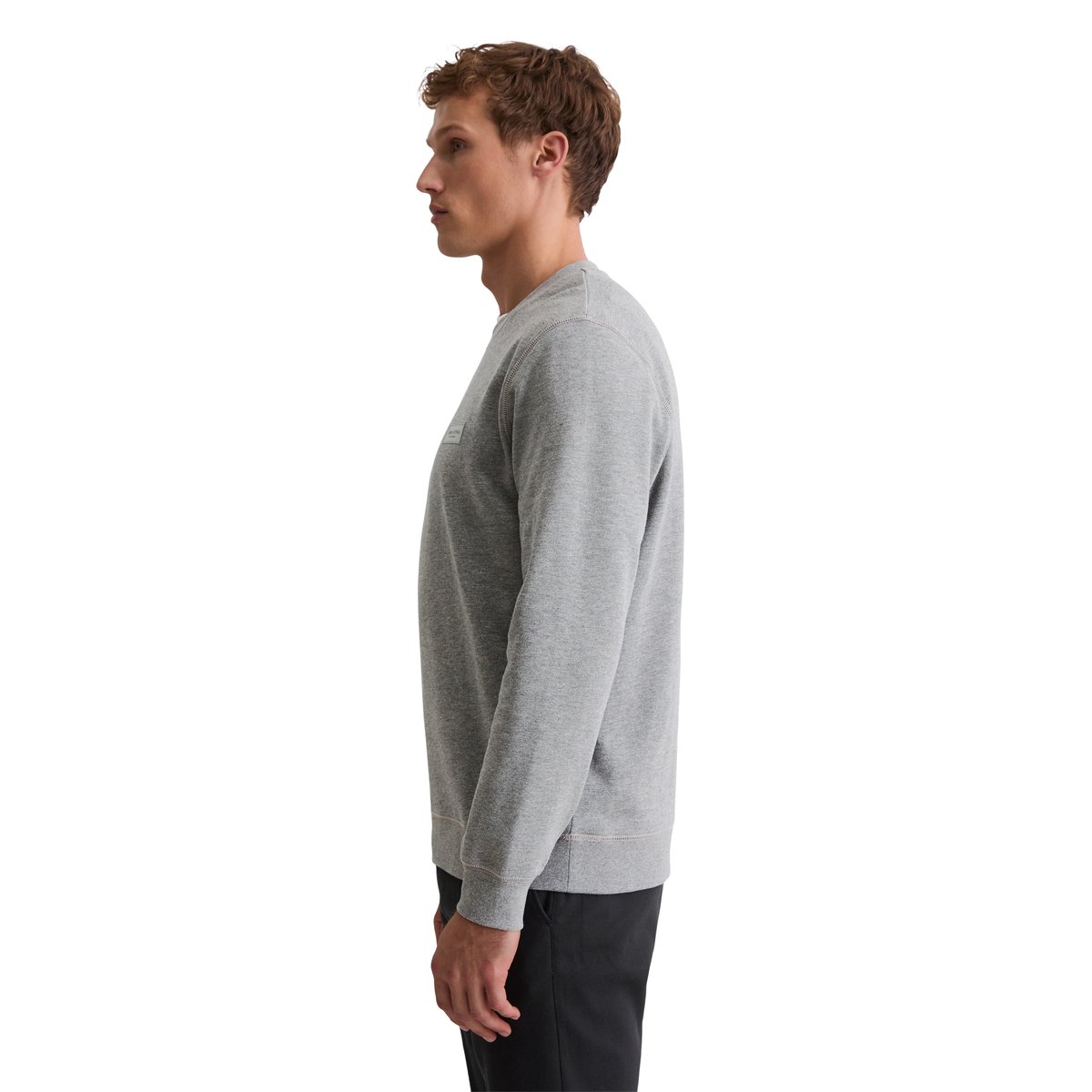 Sweat-shirt DfC régulier en sweat doux en coton bio gris, MARC O'POLO