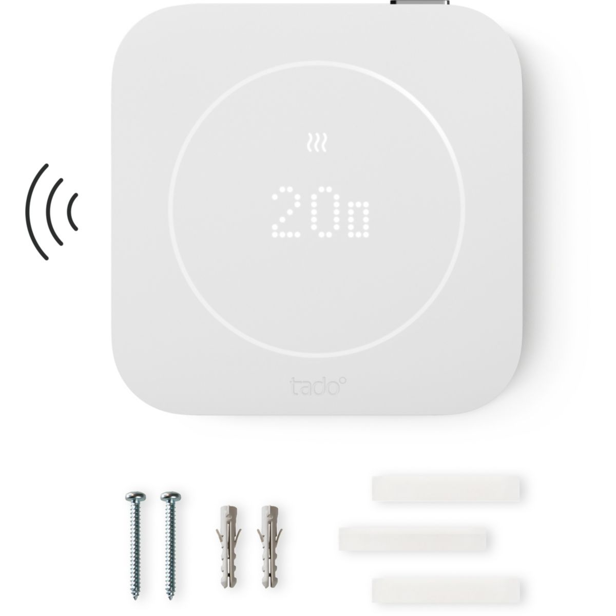 Thermostat connecté de température sans fil X (2e gén.) couleur unique, TADO