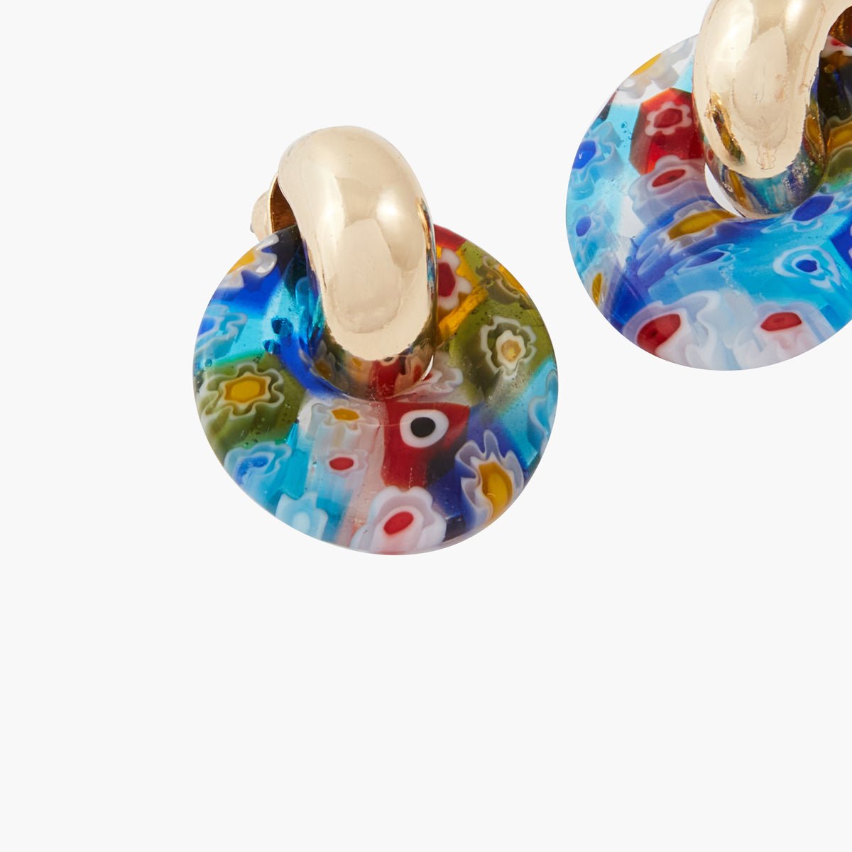 Boucles d'oreilles rondes multicolores multicolore, BALABOOSTE