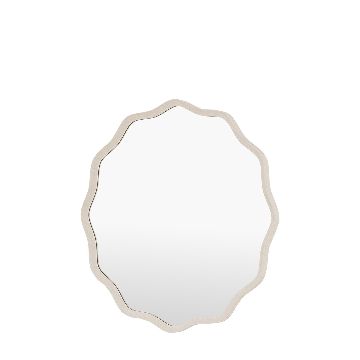 80cm Morley Wave Round Mirror grey, ÉDITÉ