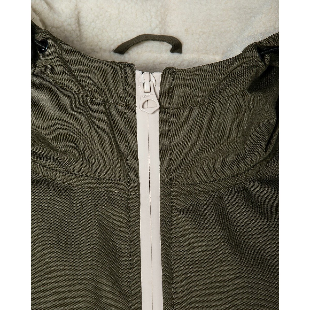 Bluster Long Windbreaker with Sherpa Lining khaki, SCHOTT