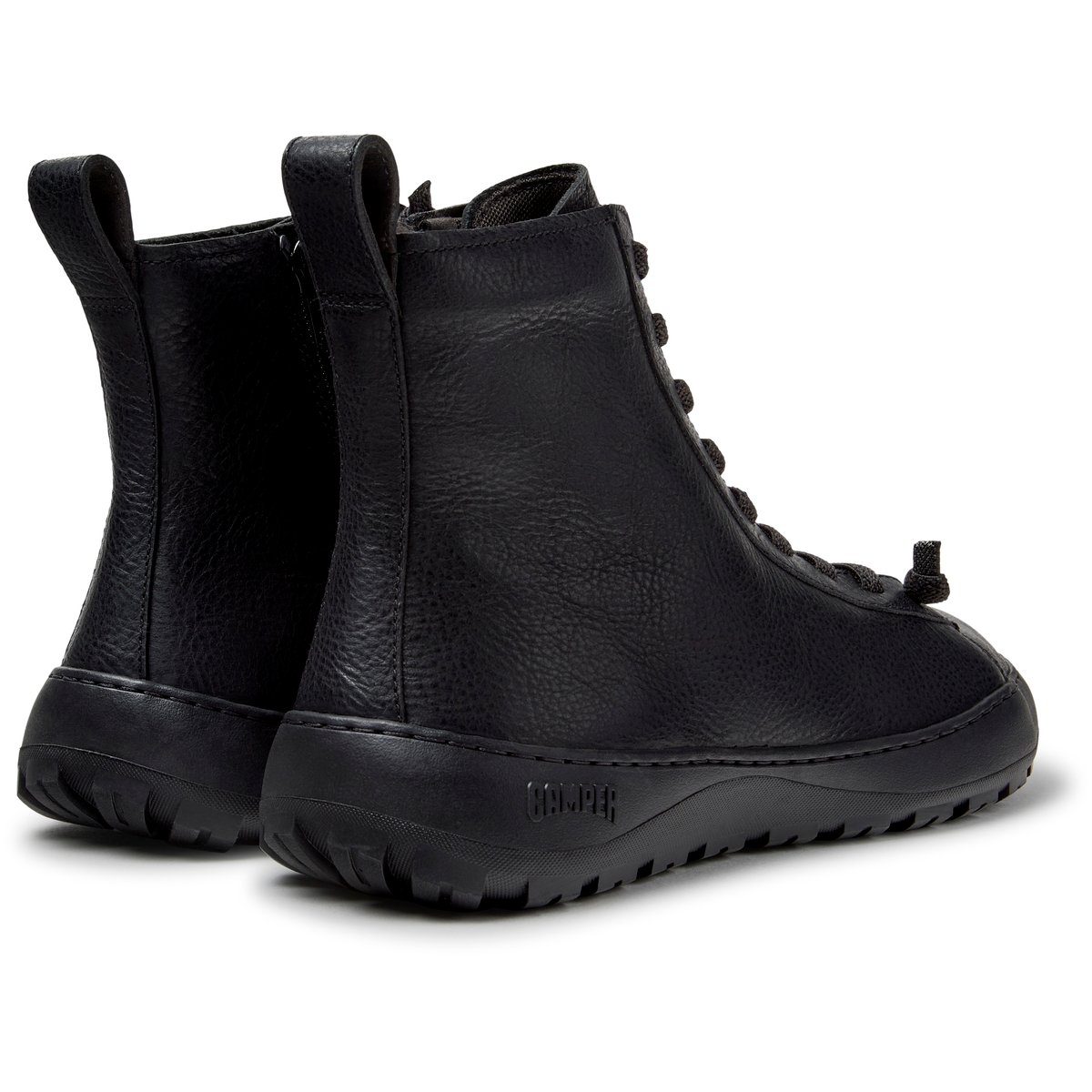 Bottines Peu Serra Suede Leather noir 001, CAMPER