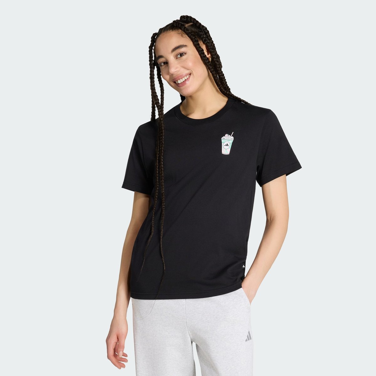 T-Shirt Standard Graphique Nourriture T-Shirt Standard Graphique Nourriture black, ADIDAS SPORTSWEAR