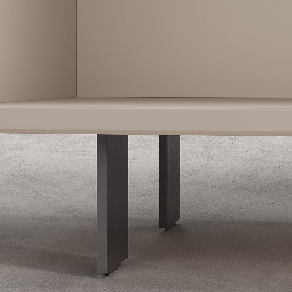 Buffet bois AGNES crème, HABITAT