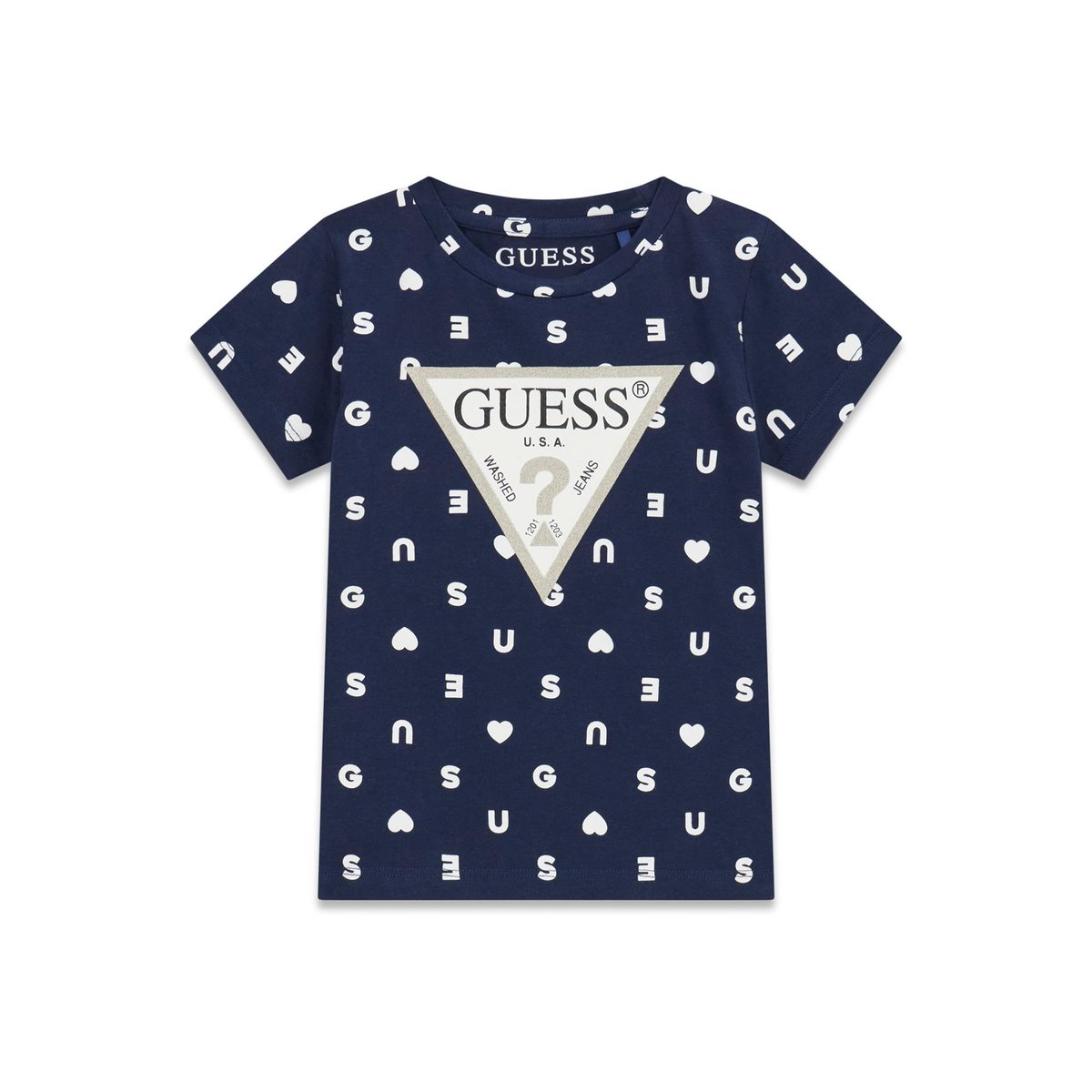T-Shirt Imprimé Animal bleu foncé, GUESS KIDS