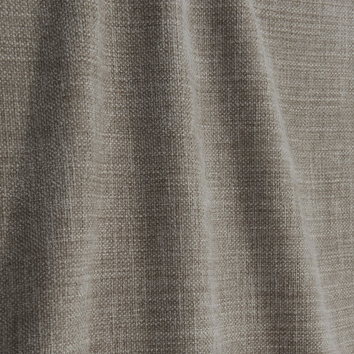 Canapé convertible 3 places en tissu tramé PLUME taupe, SIA HOME