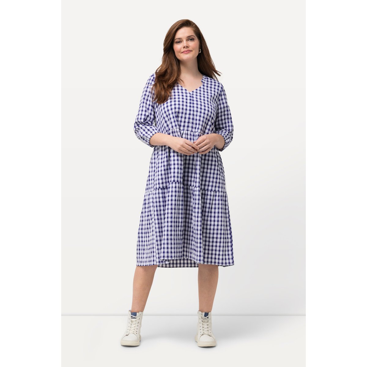 Robe midi esprit tunique marine, ULLA POPKEN