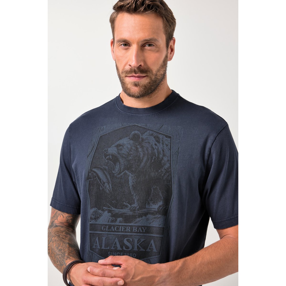 T-shirt bleu marine, JP1880