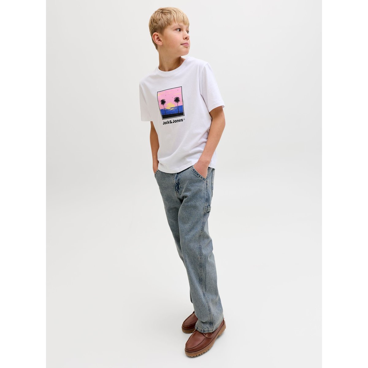Jean Baggy Fit blue denim 1, JACK & JONES JUNIOR