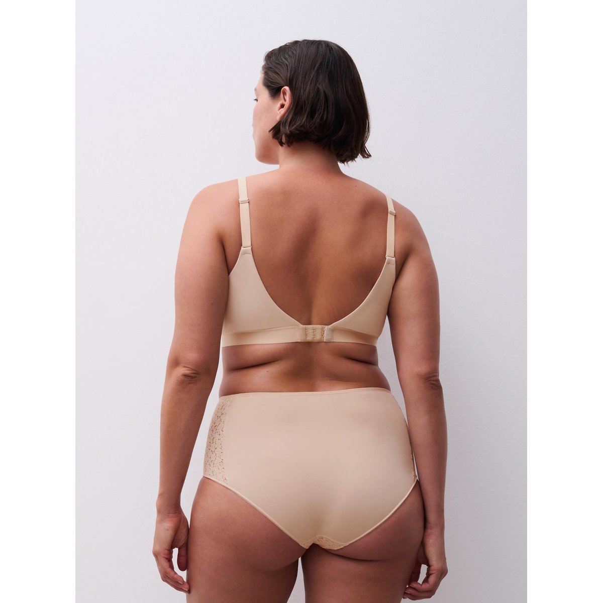 Soutien-gorge sans armature Norah chic beige doré, CHANTELLE