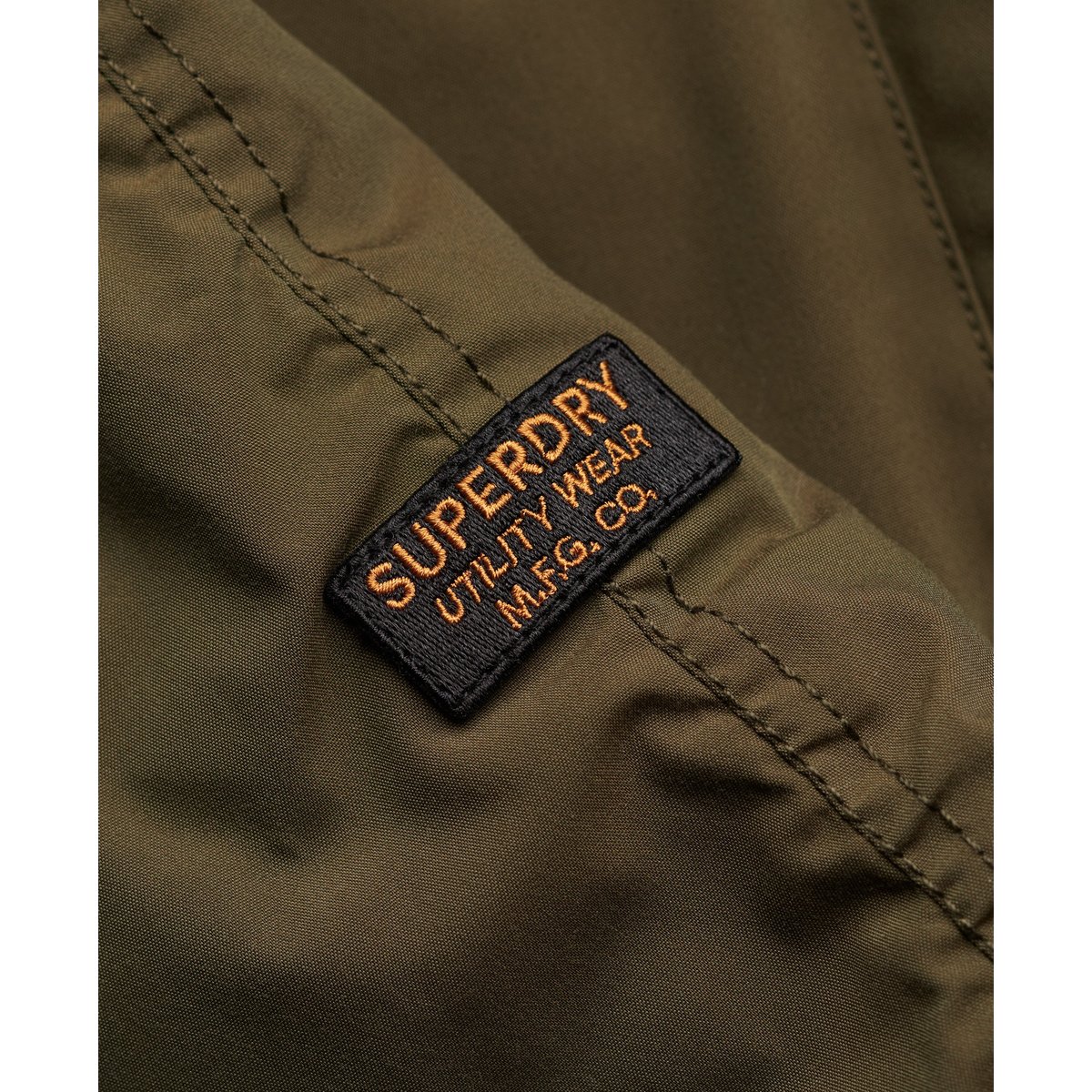 Bomber MA1 Matelassé à Capuche kaki sauvage, SUPERDRY
