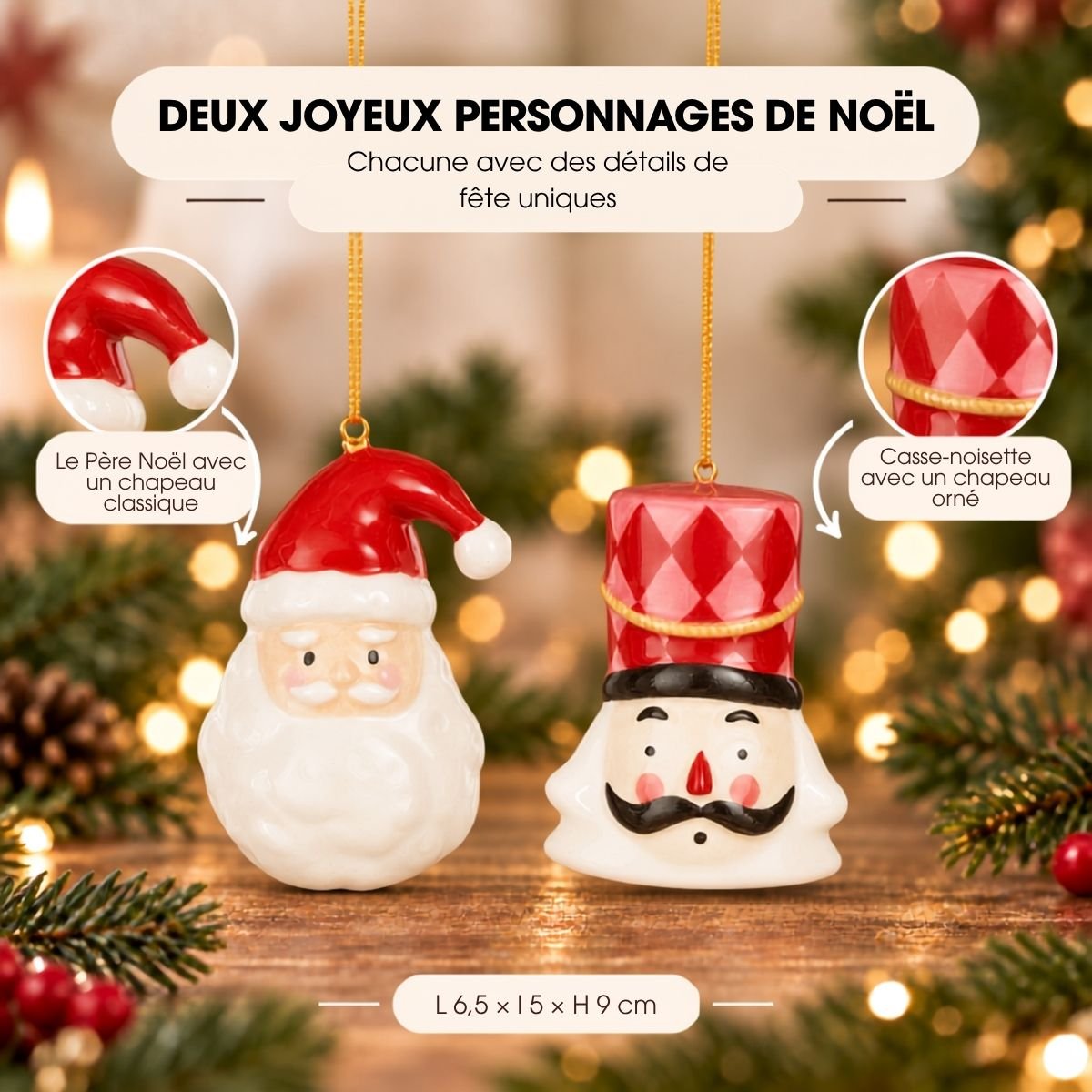 Boule de Noël blanc, MICA DECORATIONS