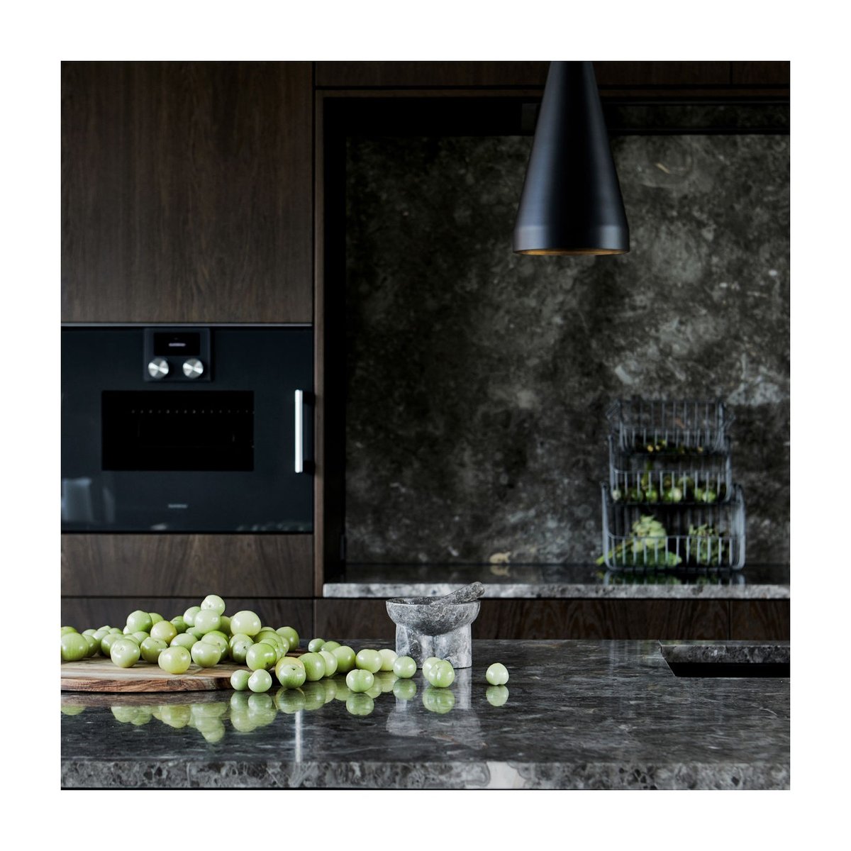 Mortier avec pilon Kulti marron, gris, HOUSE DOCTOR