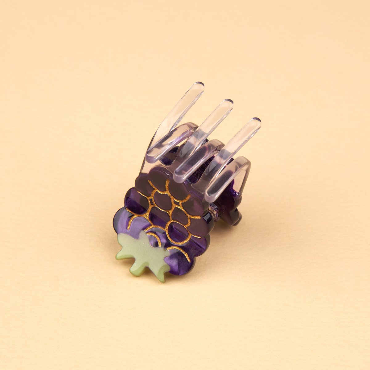 Mini pince à cheveux Mûre violet, COUCOU SUZETTE