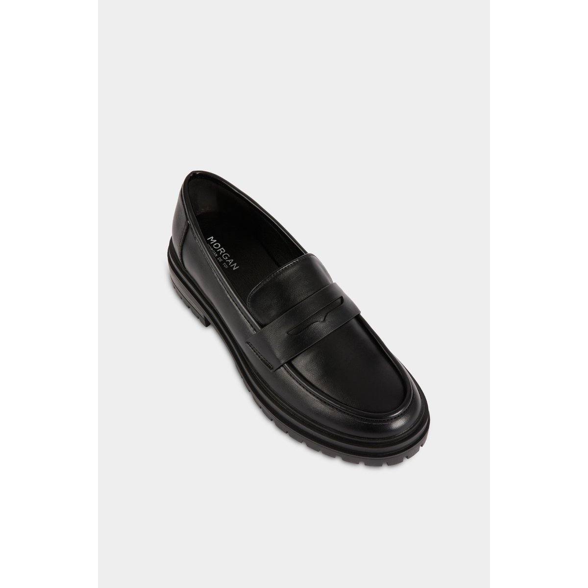 Bottines semelle crantée noir, MORGAN
