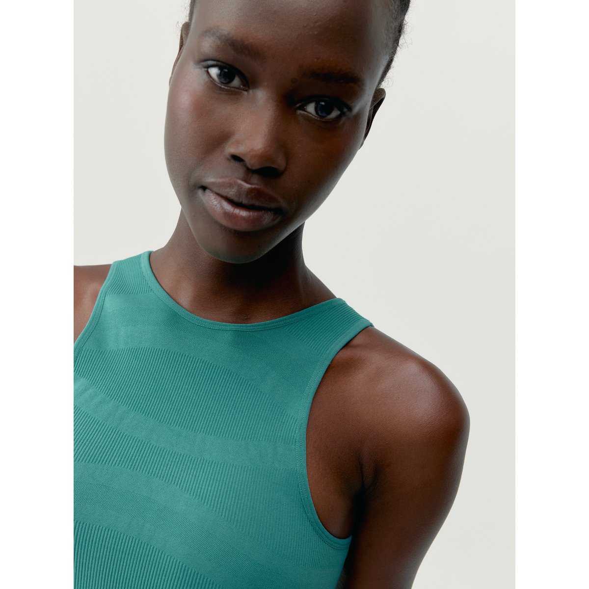 Brassière de Sport Seamless Fixation Haute ALANA vert bleuâtre, BORN