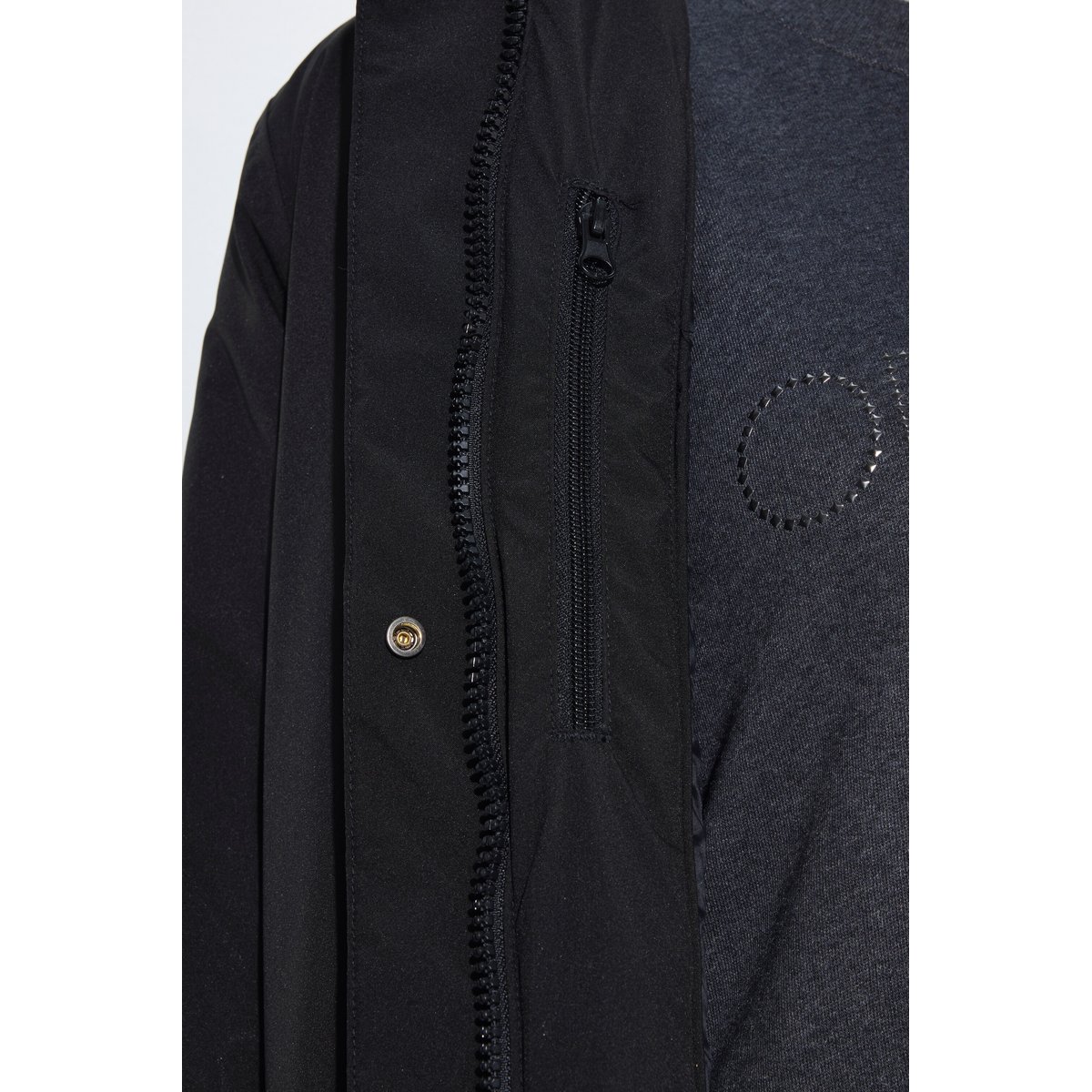 Veste technique HYPRAR à capuche noir, ULLA POPKEN