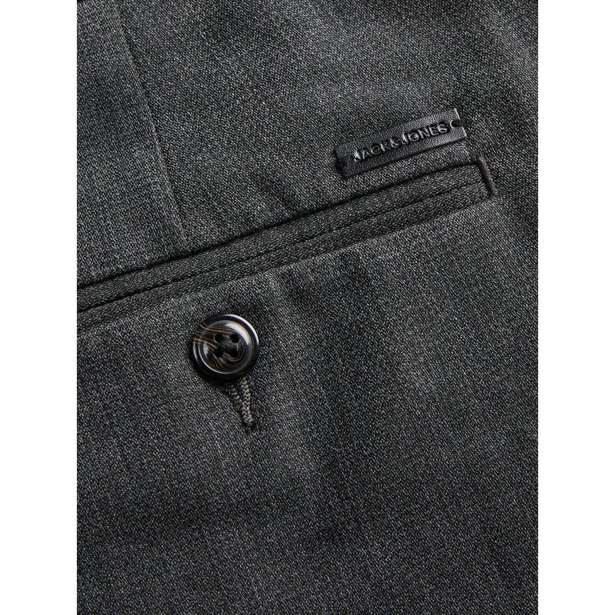 Pantalon Ample dark grey melange 1, JACK & JONES