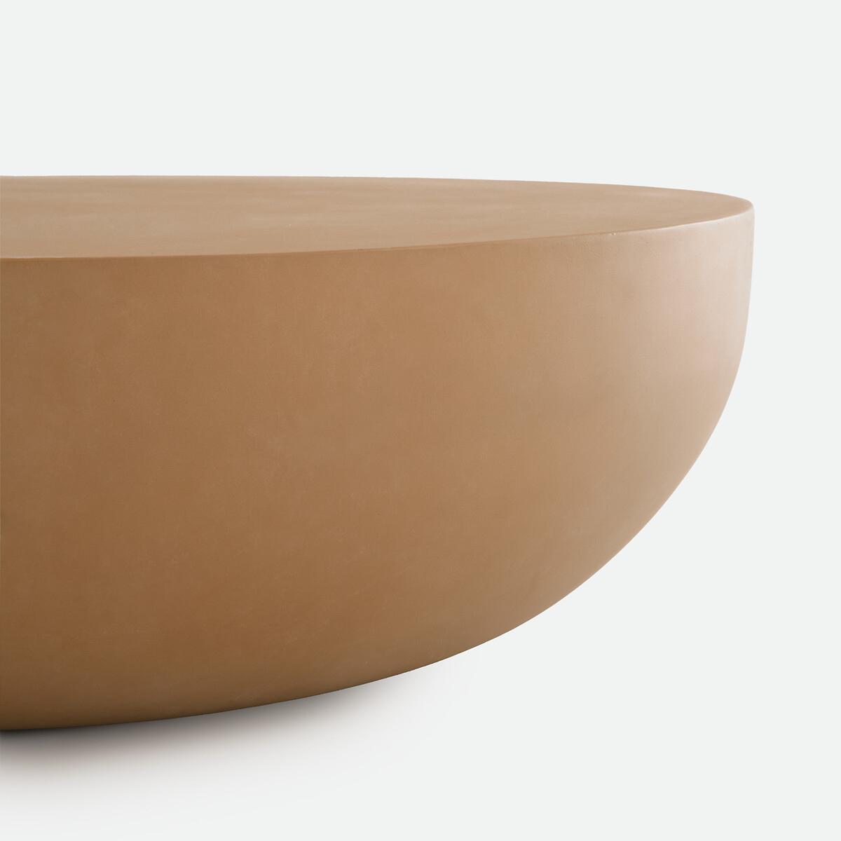 Table basse monobloc, ciment, diamètre 100 cm, EZRELA sable, LA REDOUTE INTERIEURS