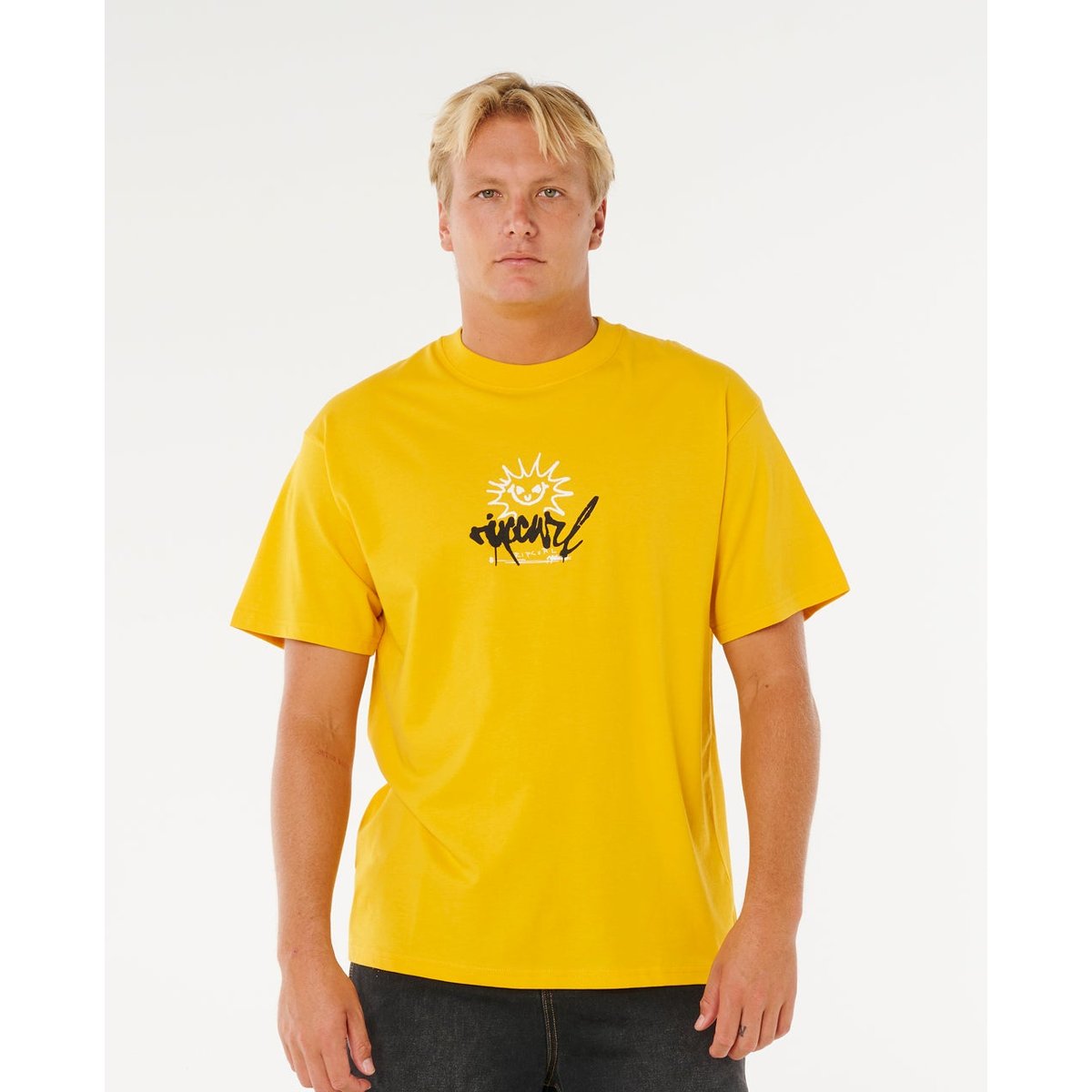 T-shirt Inner VISIONS Rotten SUN jaune royal, RIP CURL