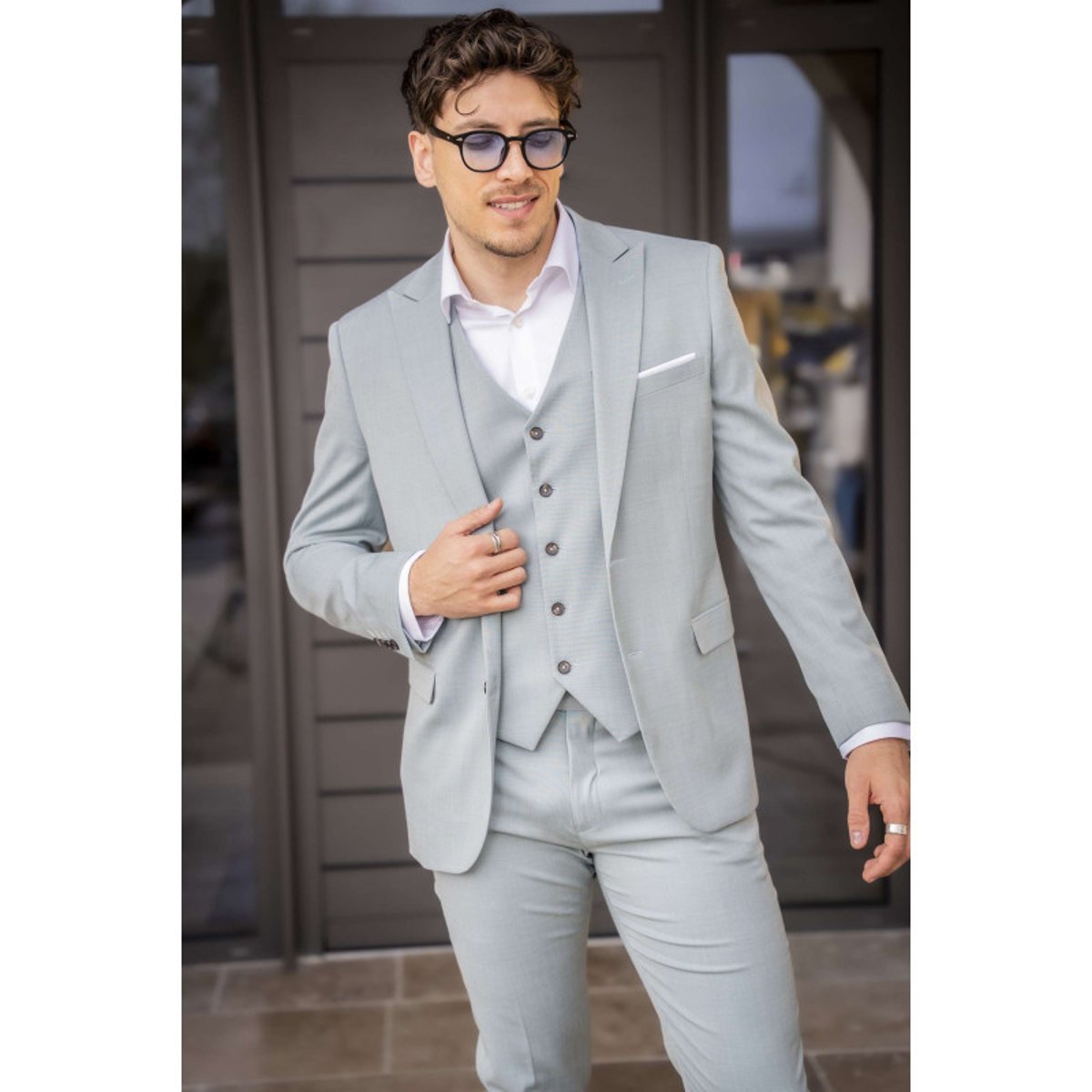 Chemise coton biologique droite blanc, SELECTED