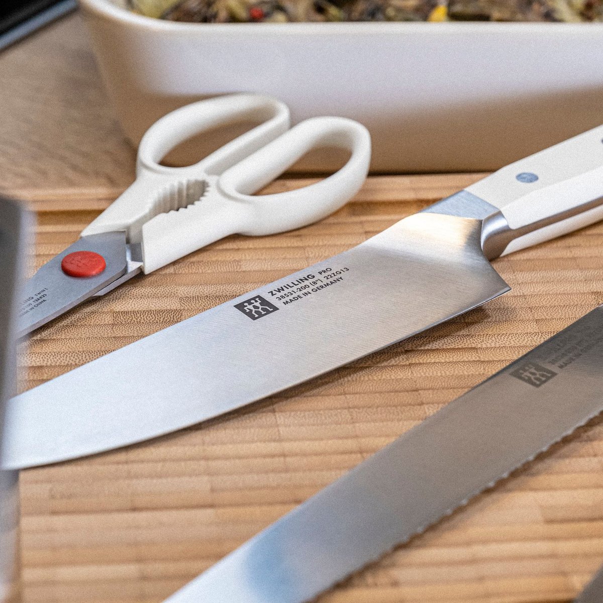 Bloc de couteaux, Sharpblock, 7 pcs, Pro Le Blanc argent, ZWILLING