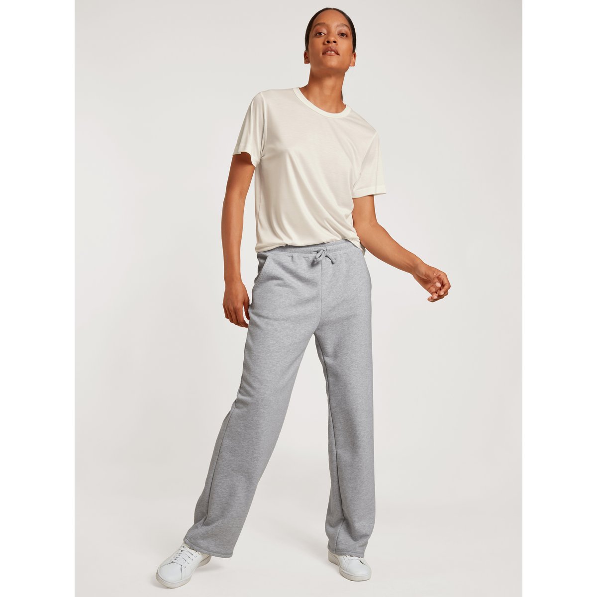 T-Shirt à manches courtes, Cradle to Cradle Certified® manches courtes Coton LOUNGE & RELAX blanc étoilé, CALIDA
