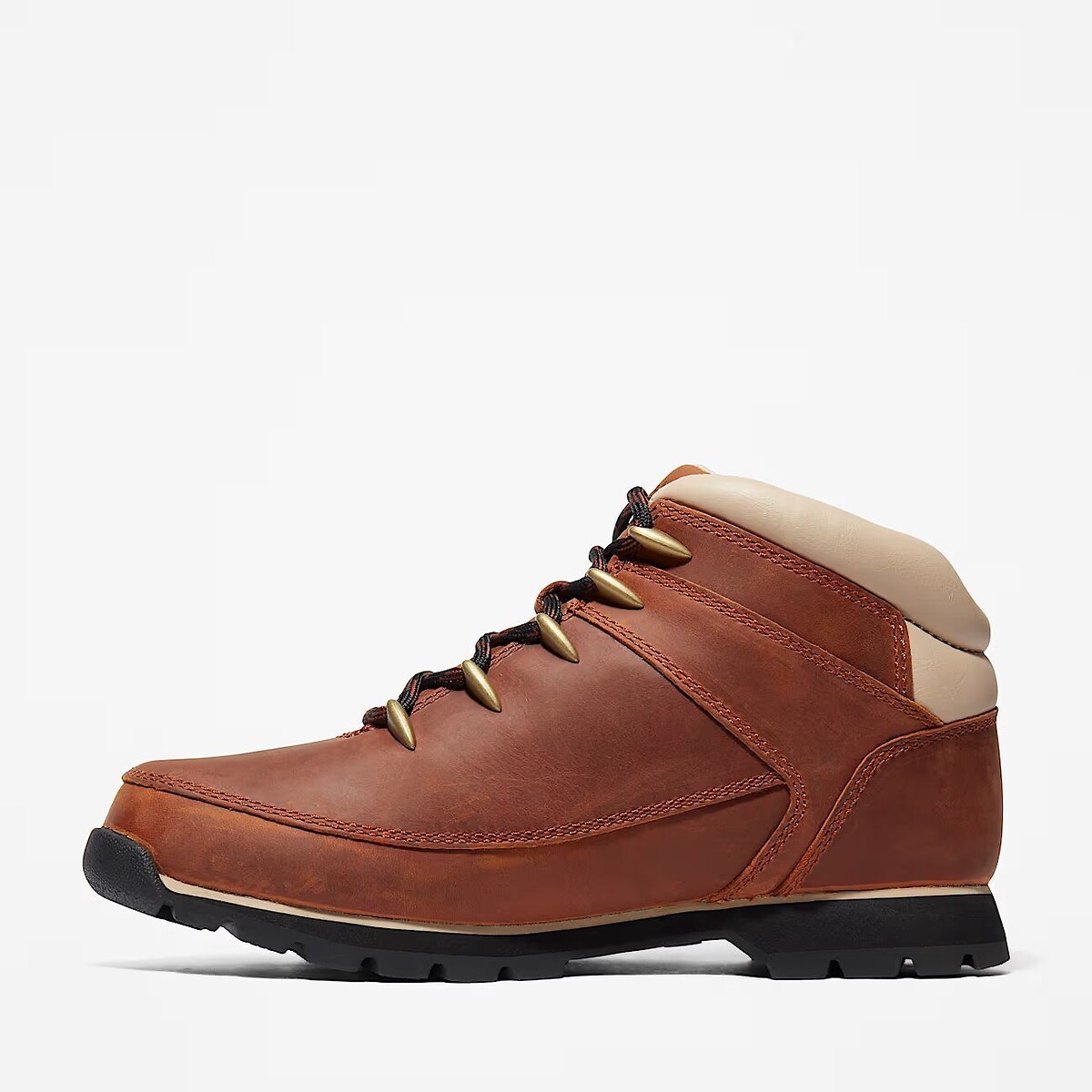 Boots en cuir, Euro Sprint Mide Lace marron, TIMBERLAND