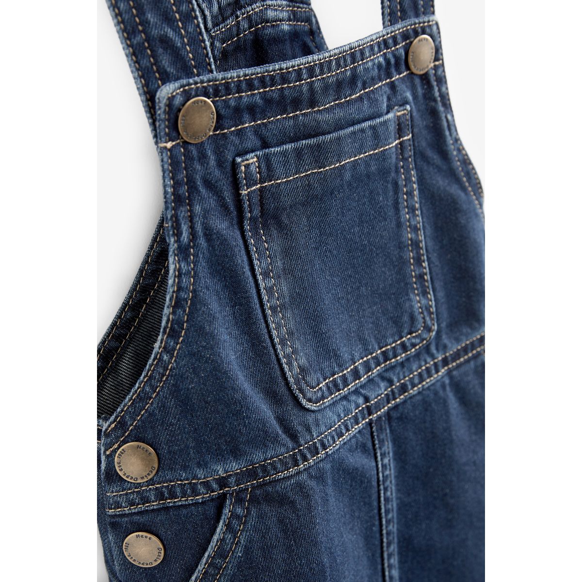 Pinafore Denim Sans Manches bleu indigo, NEXT