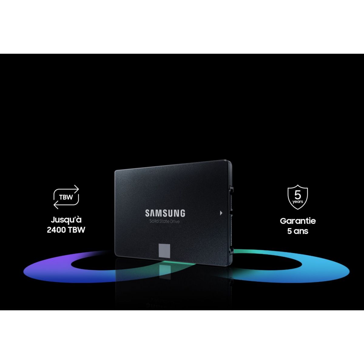 Disque dur SSD interne 870 EVO 250Go couleur unique, SAMSUNG