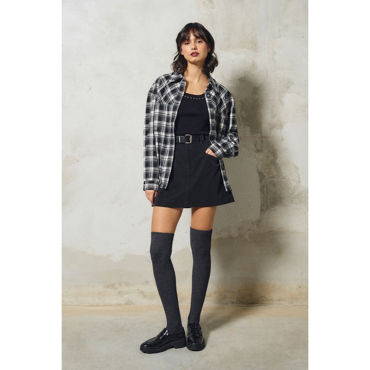 Jupe mini, sporty noir, LILI SIDONIO