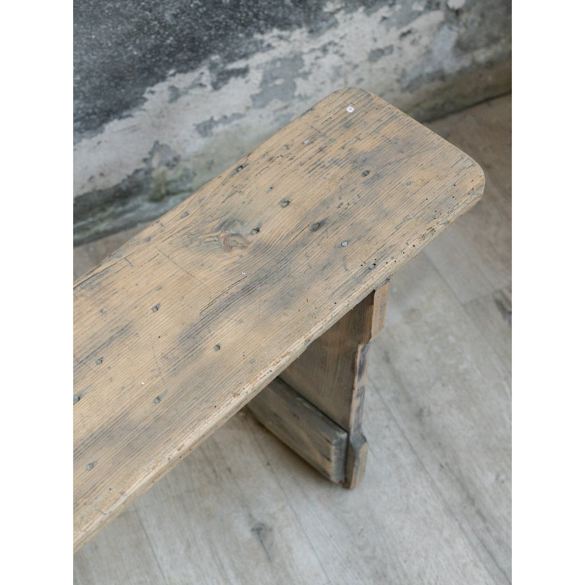 Banc en bois Antoine N°540 - Bon état bois clair, DEBONGOUT