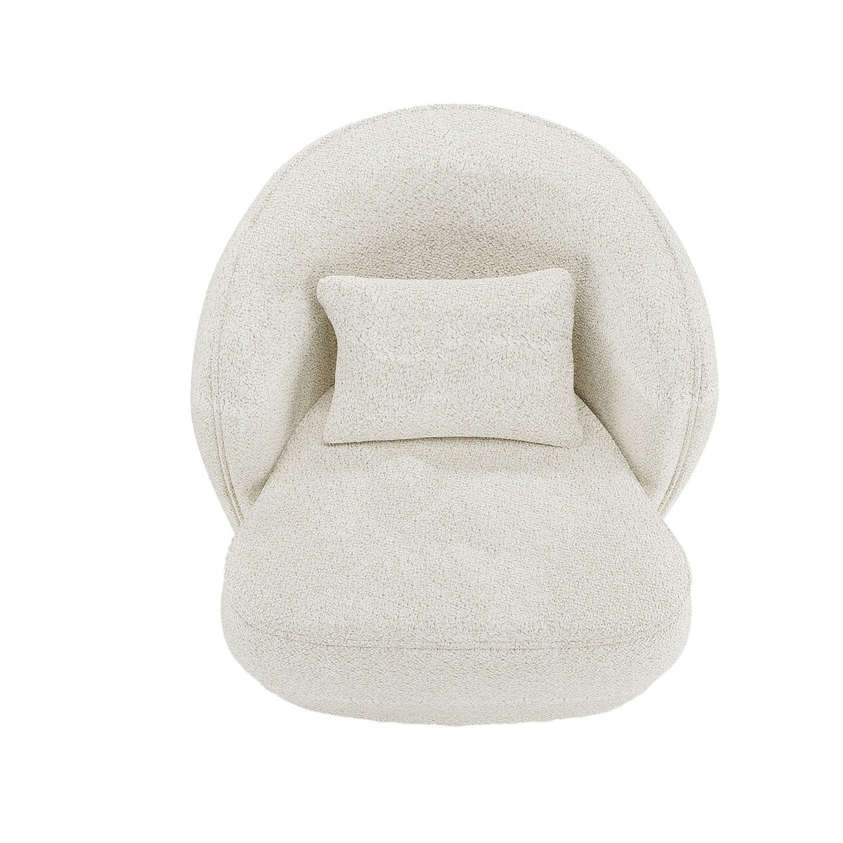 Fauteuil design - PABLO blanc, POTIRON PARIS