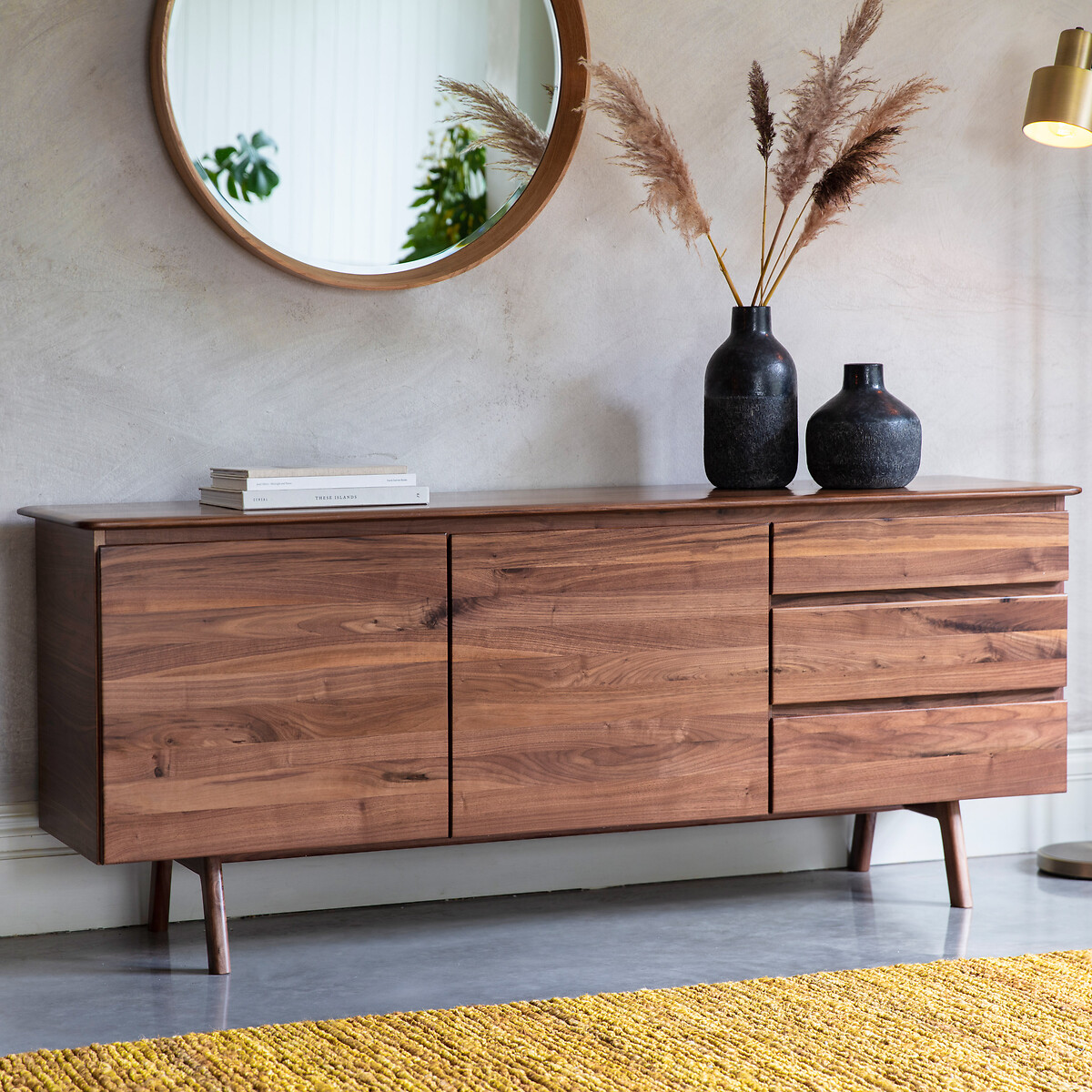 Murwara Walnut 2 Door Sideboard walnut, ÉDITÉ