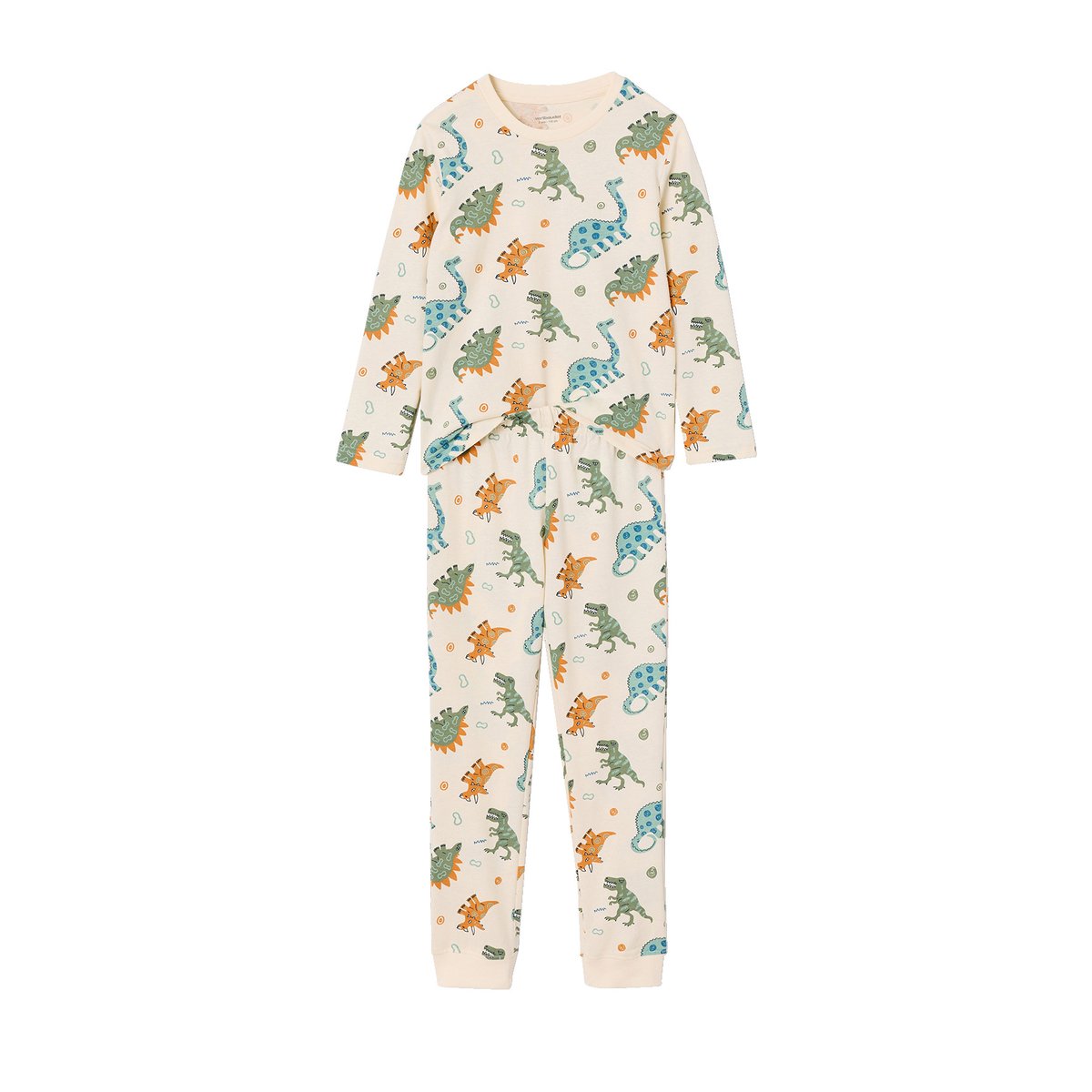 Lot de 2 pyjamas écru, VERTBAUDET