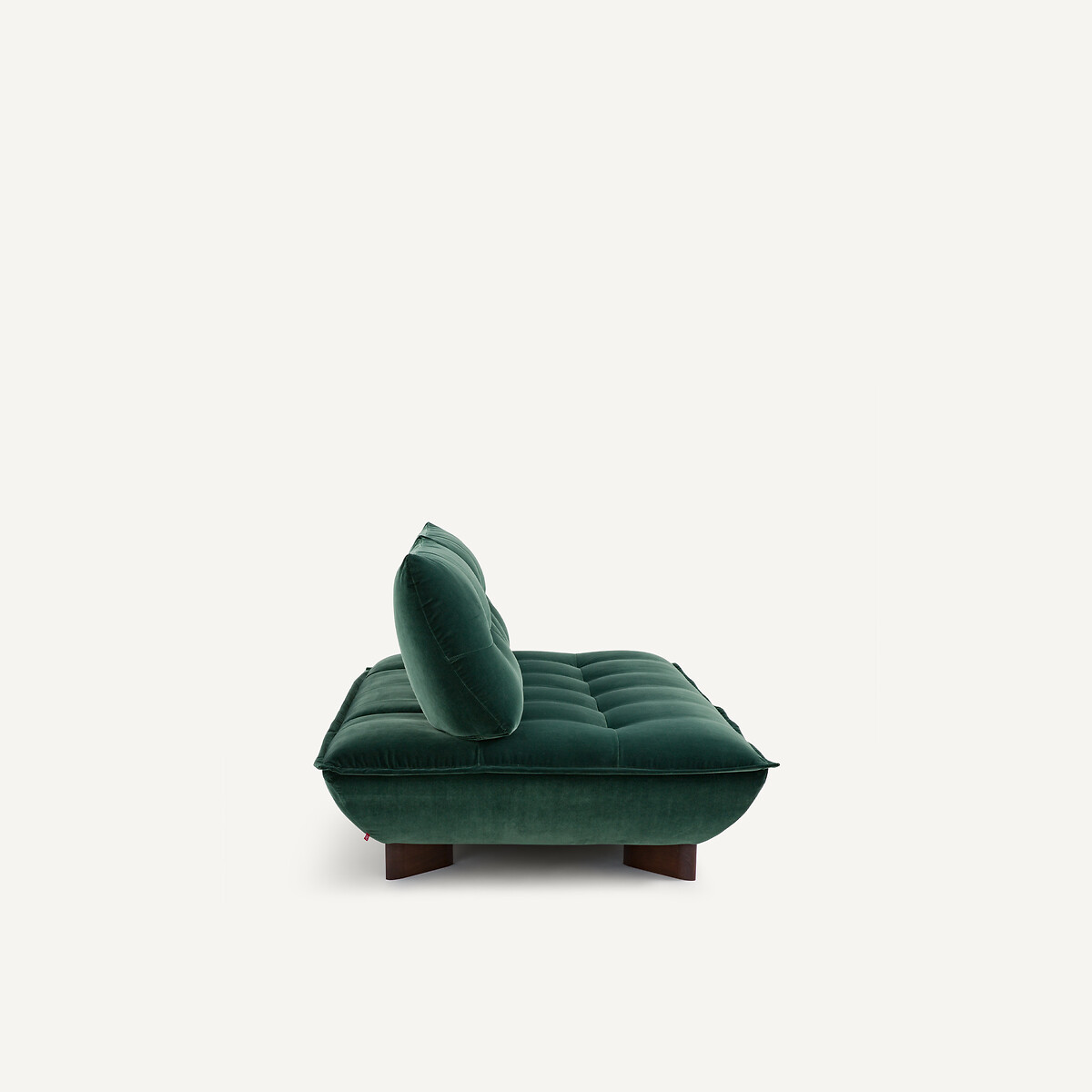 Banquette modulable en velours, KAORI vert tsar, AM.PM