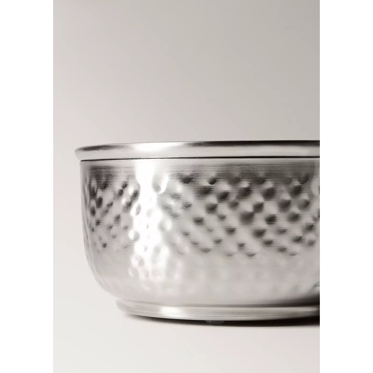 Grande boîte en bois martelé argent, MANGO HOME