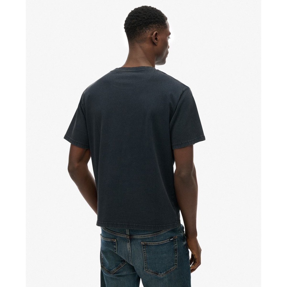 T-Shirt Décontracté Essentials bleu marine très foncé, SUPERDRY